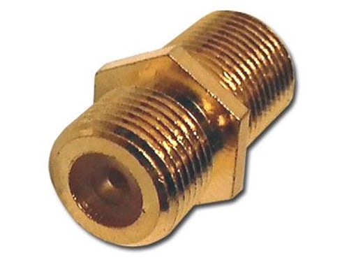 Coaxial Coupler - F-Type RF - Gold Plated