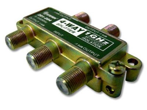 Coaxial Splitter - CATV F-Type - 4 Way - 1GHz 90dB