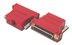 Picture of Modular Adapter Kit - DB25 Female to RJ45 - Red - 0 of 1
