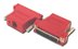 Picture of Modular Adapter Kit - DB25 Male to RJ45 - Red - 0 of 1