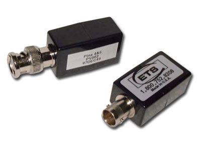 NTSC Baseband Video Balun - Female BNC to RJ45 jack pins 4 & 5 ...
