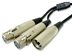 Picture of .5 FT - XLR "Y" Oxygen Free Copper Cable One Male to Two Females - 0 of 1