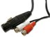 Picture of 1 FT - Female XLR to Two RCA Female Inline Jacks - 0 of 1