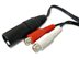 Picture of 1 FT - Male XLR to Two RCA Female Inline Jacks - 0 of 1