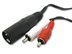 Picture of 1 FT - Male XLR to Two RCA Male Plugs - 0 of 1