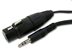 Picture of 1 FT Audio Cable - Female XLR to 3.5mm Stereo Plug - 0 of 1