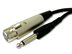 Picture of 25 FT Female XLR to 1/4" Male Mono Plug Microphone Cable - 0 of 1