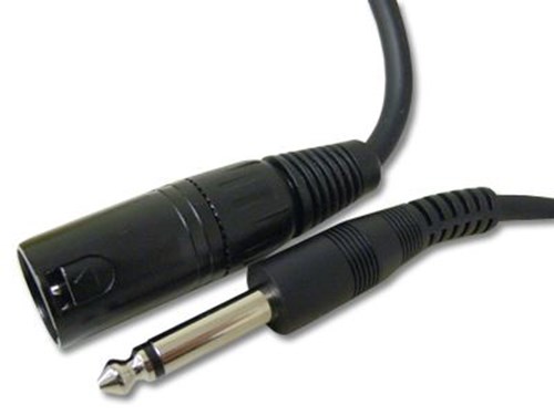 5 FT Audio Cable - Male XLR to 1/4 inch Mono Plug