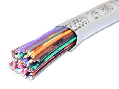 Picture of Category 3 Riser Communications Cable - 25 Pair 24 AWG - Gray PVC - 1000 FT