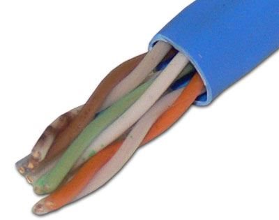 thumbnail image 2 of Efficient Cables 1000ft Bulk CAT5E Solid UTP Plenum Cable - Blue (CC-CT5-BL) 2 of 4
