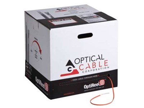 Indoor Duplex Fiber Assembly Cable - Multimode OM2 50/125 micron, Riser Rated - 1000 FT