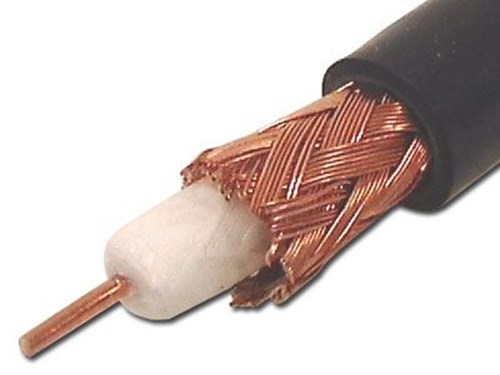 RG-59/u Coaxial Cable - 75 Ohm - Shielded, Riser (CMR) - 1000 FT