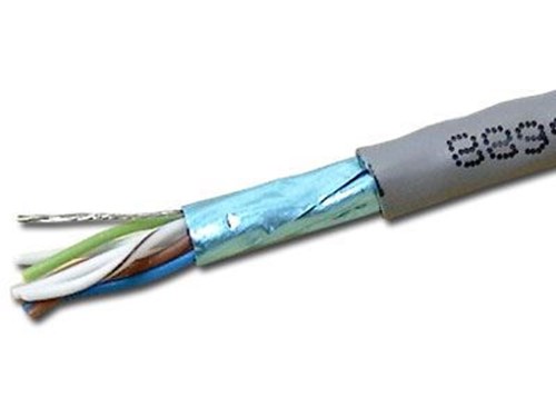 Shielded DataMax Cat 6 Cable - Stranded, FTP, Gray PVC - 1000 FT