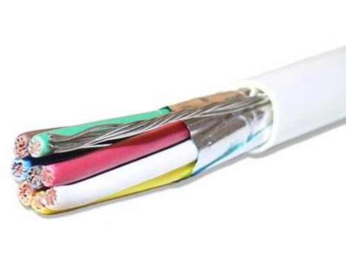 Shielded Electronic Cable - 8 Conductor 18 AWG - Plenum - 1000 FT