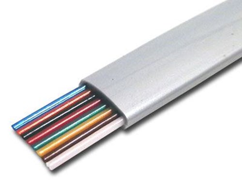 Silver Satin Modular Cable - 8 Conductor - 1000 FT