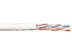 Solid Cat 6e riser network cable showing internal twisted pair construction - 0 of 1