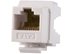 Picture of Cat 6 Keystone Jack 180 Degree 110 UTP - White - 0 of 1