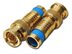 Picture of Gem Compression BNC Connectors - RG6 - Gold Plated - Male - 100 pack - 0 of 1