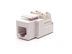 Picture of Voice Keystone Jack 90 Degree 110 UTP - White - 0 of 3