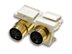 Picture of Feed Through Keystone Jack - S-Video - White - 0 of 1