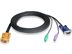 Picture of 17" 8-port LCD KVM w/ 4pcs 6ft and 4pcs 10 ft PS2 KVM cables - 2 of 3
