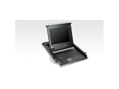 17 Inch Single Rail LCD Integrated Console | Computer Cable Store