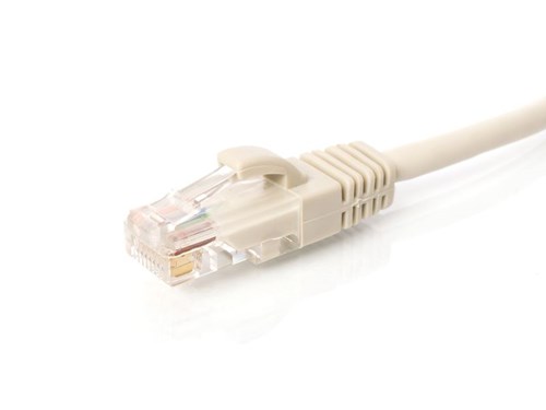 CAT5e Patch Cable - 14 FT, Gray, Booted