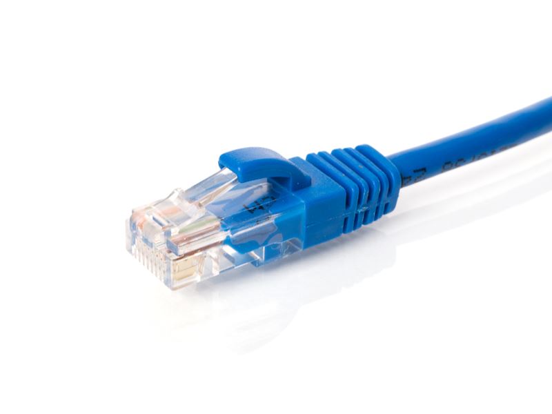 LOGICO Cat5e UTP Ethernet Patch Cable – 15ft – Black – RJ45 – 568B Wiring