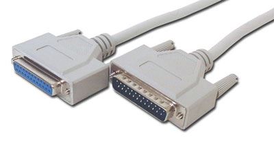 15 FT Fully Loaded Parallel Cable - DB25 M/F | Computer Cable Store