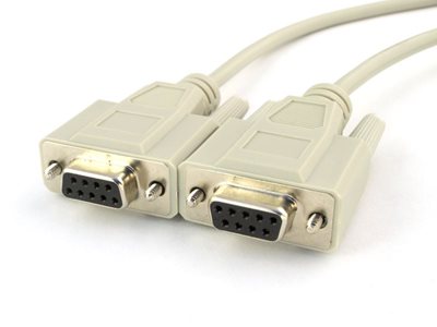 Picture of 25 FT Null Modem Cable - DB9 F/F