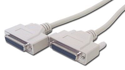 6 FT Fully Loaded Parallel Cable - DB25 F/F | Computer Cable Store