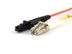 LC to MTRJ duplex multimode fiber optic patch cable 3m 62.5/125 connectors - 1 of 4