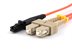 MTRJ and SC connectors on multimode duplex fiber optic patch cable, 62.5/125 - 1 of 4