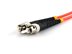 ST duplex connector on multimode fiber optic patch cable - 1 of 5