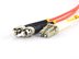 LC and ST connectors on multimode duplex fiber optic patch cable, 50/125 - 1 of 4