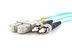 SC and ST connector ends on laser optimized multimode duplex fiber optic patch cable - 1 of 3