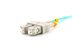 Picture of 15m Multimode Duplex Fiber Optic Patch Cable (50/125) OM3 Aqua - Laser Opt - SC to ST - 2 of 4