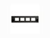 Picture of Blank Fiber Optic Adapter Panel 4-port - 0 of 1