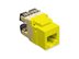 Picture of Modular Keystone Jack - RJ11 (6P6C) HD - Yellow - 0 of 1