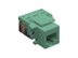 Picture of Modular Keystone Jack - RJ11 (6P6C) EZ - Green - 0 of 1