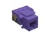 Picture of Modular Keystone Jack - RJ11 (6P6C) EZ - Purple - 0 of 1