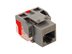 Picture of Cat 6 Modular Keystone Jack - RJ45 (8P8C) Ez - Gray - 0 of 1