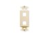 Picture of Blank Insert Decorex 2-port Almond - 0 of 1