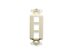 Picture of Blank Insert Decorex 3-port Almond - 0 of 1