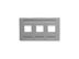 Picture of Faceplate Furniture 3-port Gray - 0 of 1