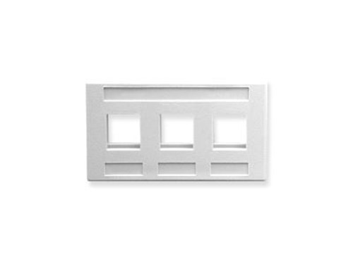 Faceplate Furniture 3-port White