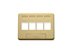 Picture of Faceplate Furniture Nema 4-port Ivory - 0 of 1