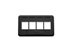 Picture of Faceplate Furniture Tia 4-port Black - 0 of 1