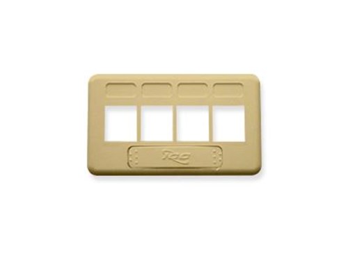 Faceplate Furniture Tia 4-port Ivory