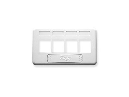 Faceplate Furniture Tia 4-port White